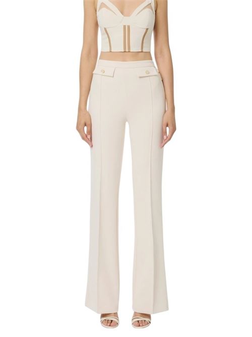 Double crepe trousers ELISABETTA FRANCHI | PA12156E2.DZ9
